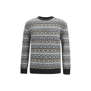 Brooksfield Men Crewneck Wool-Blend Sweater